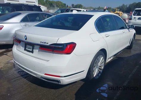 2020 BMW 745E xDrive Iperformance из США, поврежденный, VIN WBA7W4C00LCD51154